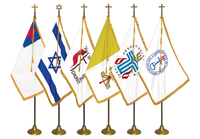 Religious Indoor Flag Presentation Sets