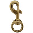 Solid Brass Swivel Eye Flag Snaps