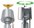 TRK-9660 Internal Halyard Cone Style Revolving Truck Assembly