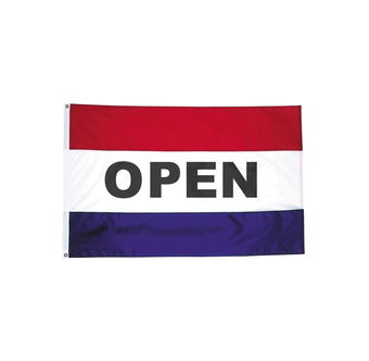 Horizontal Striped Message Flags