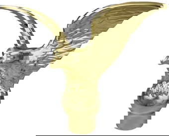 Gold Metal Flying Eagle Ornament