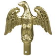 Metal Perched Eagle Ornament