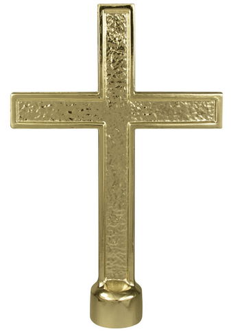 Metal Passion Cross Ornament