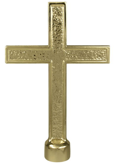 Metal Passion Cross Ornament