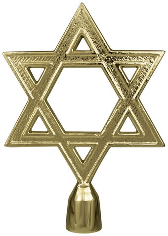 Metal Star of David Ornament