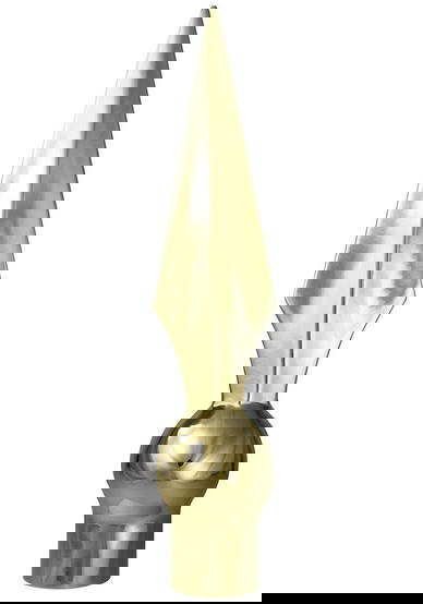 Flat Metal Spear Ornaments