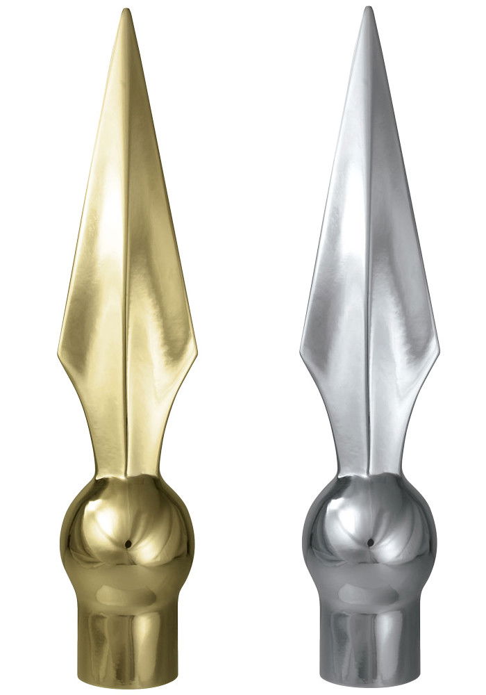 Flat Metal Spear Ornaments