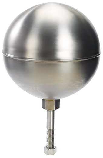 Stainless Steel Flagpole Ball Ornament