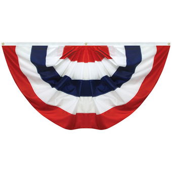 16" x 32" Fully Sewn Nylon Pleated Fan - 160011