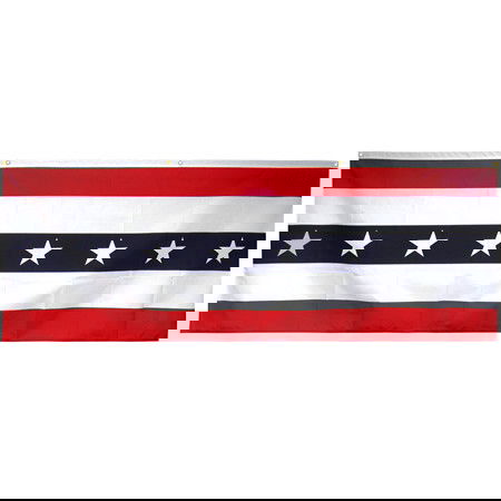 3' x 8' Cotton Patriotic Flag Flat