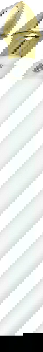 White Fiberglass Marching Band Pole