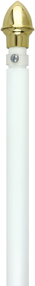 White Fiberglass Marching Band Pole