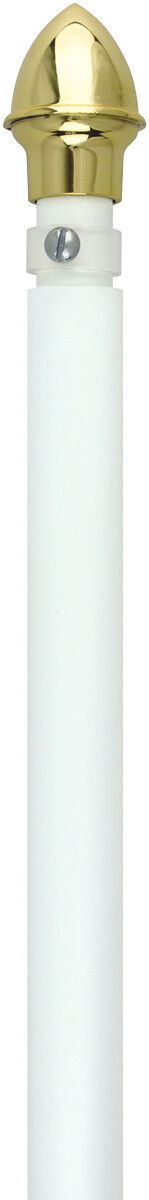 White Fiberglass Marching Band Pole