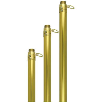 Gold Adjustable Aluminum Pole