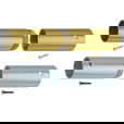 Brass Screw Joints for Wooden Poles