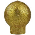 Gold Vinyl Slip Fit Ball Ornaments
