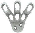 45 Degree Angle Aluminum Finger Flagpole Brackets