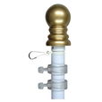 Tangle Free Spinning House Mounted Flagpole