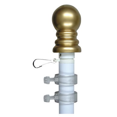 Tangle Free Spinning House Mounted Flagpole