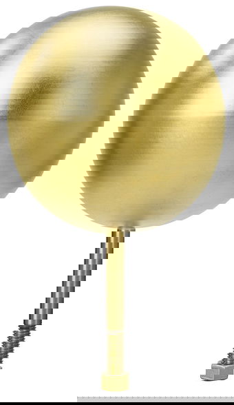 24k Gold Leaf Copper Flagpole Ball Ornaments