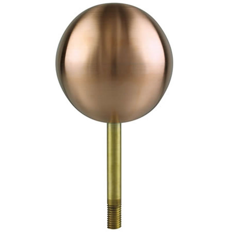 Copper Flagpole Ball Ornaments Copper Flagpole Ball Ornaments