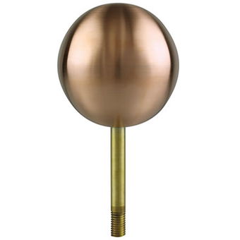 Copper Flagpole Ball Ornaments