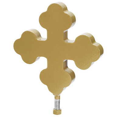 12" x 12" Botonee Flagpole Cross Ornament