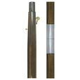 Dark Oak Wooden Indoor Poles Parade Poles