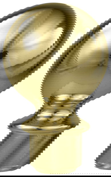Gold Metal Slip Fit Ball Ornament