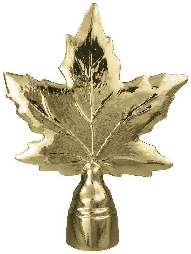 Gold Metal Maple Leaf Ornament Gold Metal Maple Leaf Ornament