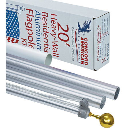 20' x 3" x .125 American Tradition Flagpole Kit
