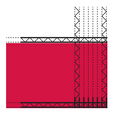30' x 50' Nylon Texas Flag