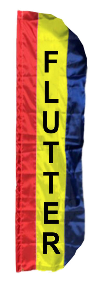 3 Stripe Solid Color Vertical Banner Flag