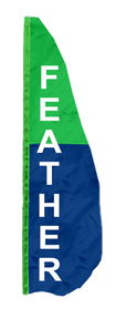 2-Horizontal Panel Vertical Banner Flags