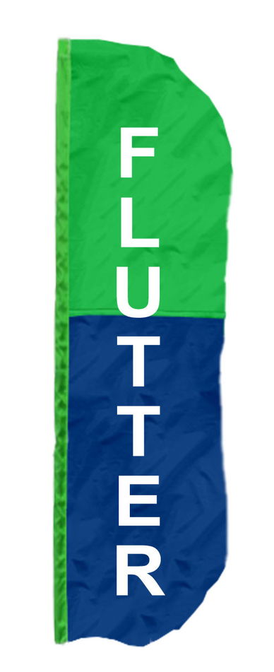 2-Horizontal Panel Vertical Banner Flags