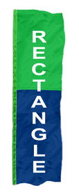 2-Horizontal Panel Vertical Banner Flags