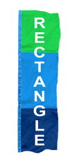 3-Horizontal Panel Vertical Banner Flags