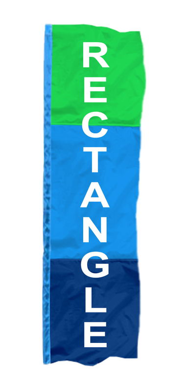 3-Horizontal Panel Vertical Banner Flags