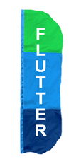 3-Horizontal Panel Vertical Banner Flags