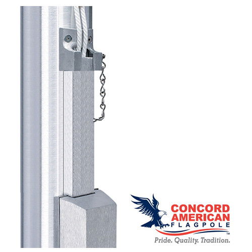 Flagpole Halyard Cover Channel Flagpole Halyard Cover Channel