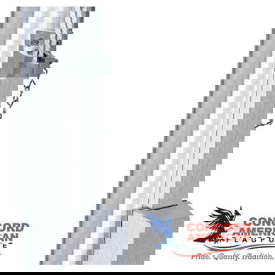 Flagpole Halyard Cover Channel