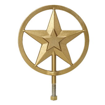 Texas Star Flagpole Ornament