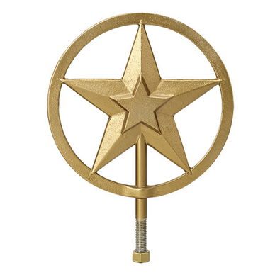 Texas Star Flagpole Ornament
