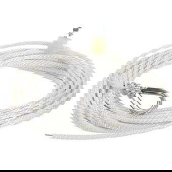 Internal Halyard Cam Cleat Polyester Wire Core Rope Assembly