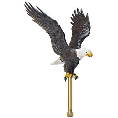 15" Flying Eagle Ornament - Natural Color