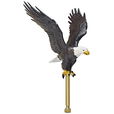27" Flying Eagle Ornament - Natural Color