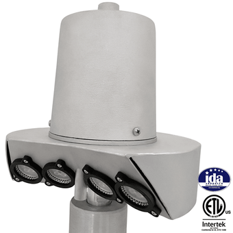 Internal Flagpole Beacon – 8″ IH 12V Quad