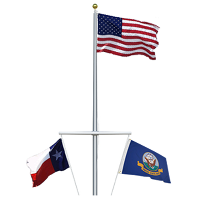 Concord American Nautical Single Mast Flagpoles - NSM