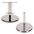 Chrome Floor Stand for Military Guidon Poles