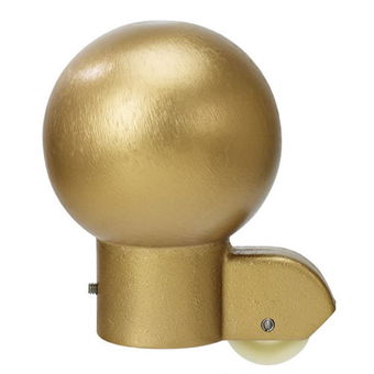 4 1/2" External Halyard Cast Ball Truck Cap Style Stationary
